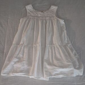 Lucky Brand Embroidered Sleeveless Top Cotton Dress